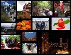 A collage of life in Colombia